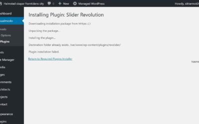 “Destination Folder Already Exists” error in WordPress