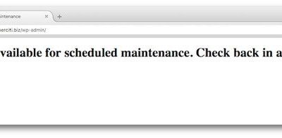 How to Fix “Briefly Unavailable for Scheduled Maintenance” Error in WordPress