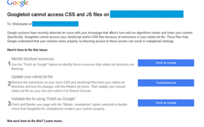 How to Fix the “Googlebot Cannot Access CSS and JS Files” Error in WordPress